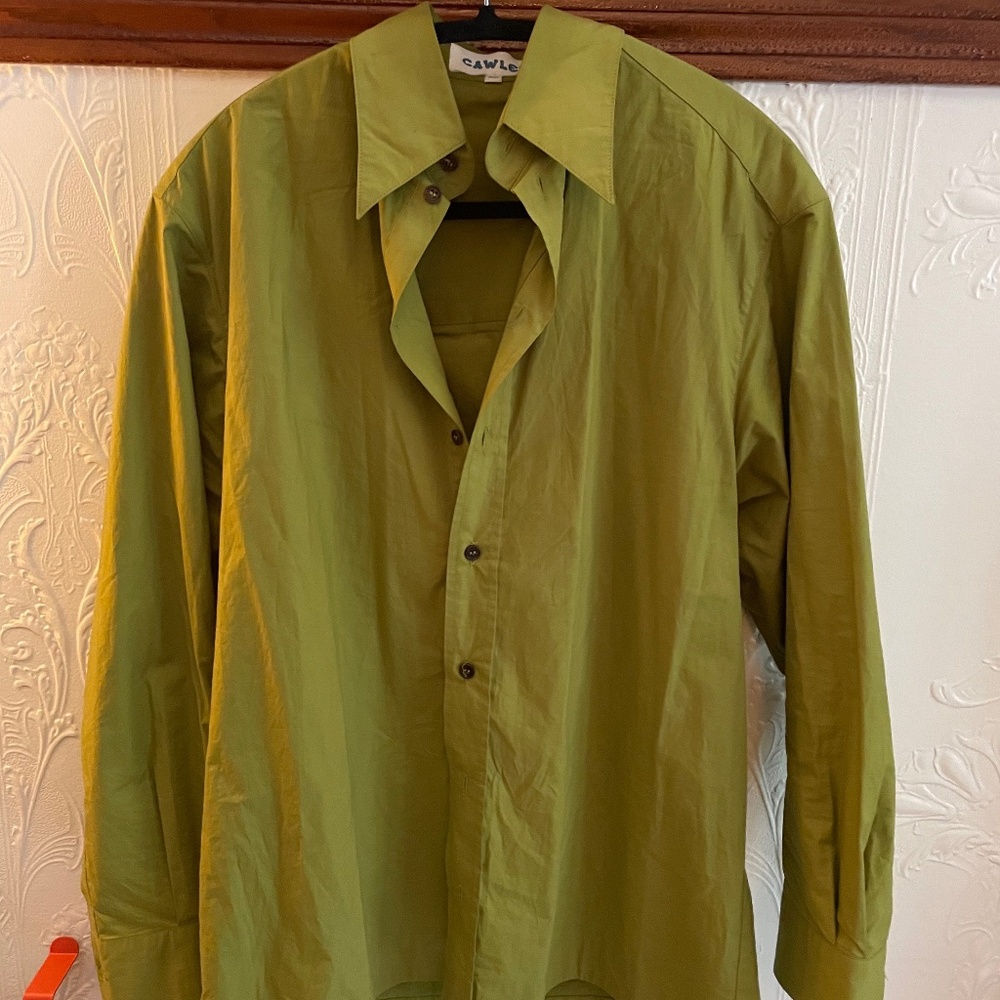 Cawley Studios Green Button Up Players Shirt